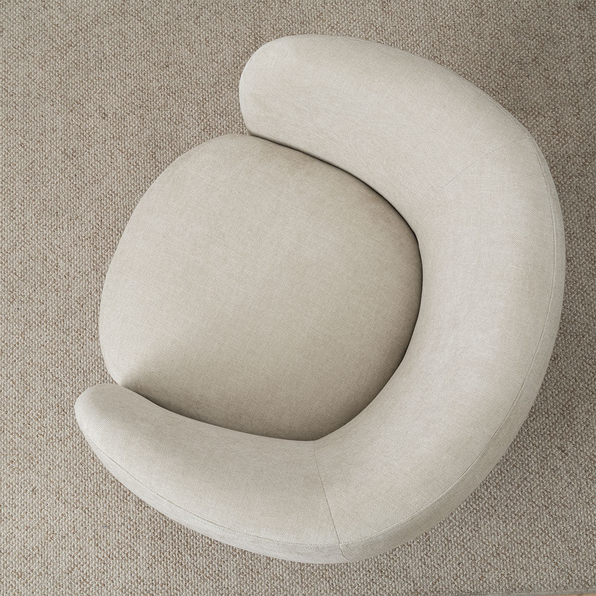 Bloom Upholstered Swivel Barrel Accent Chair (1-Piece)