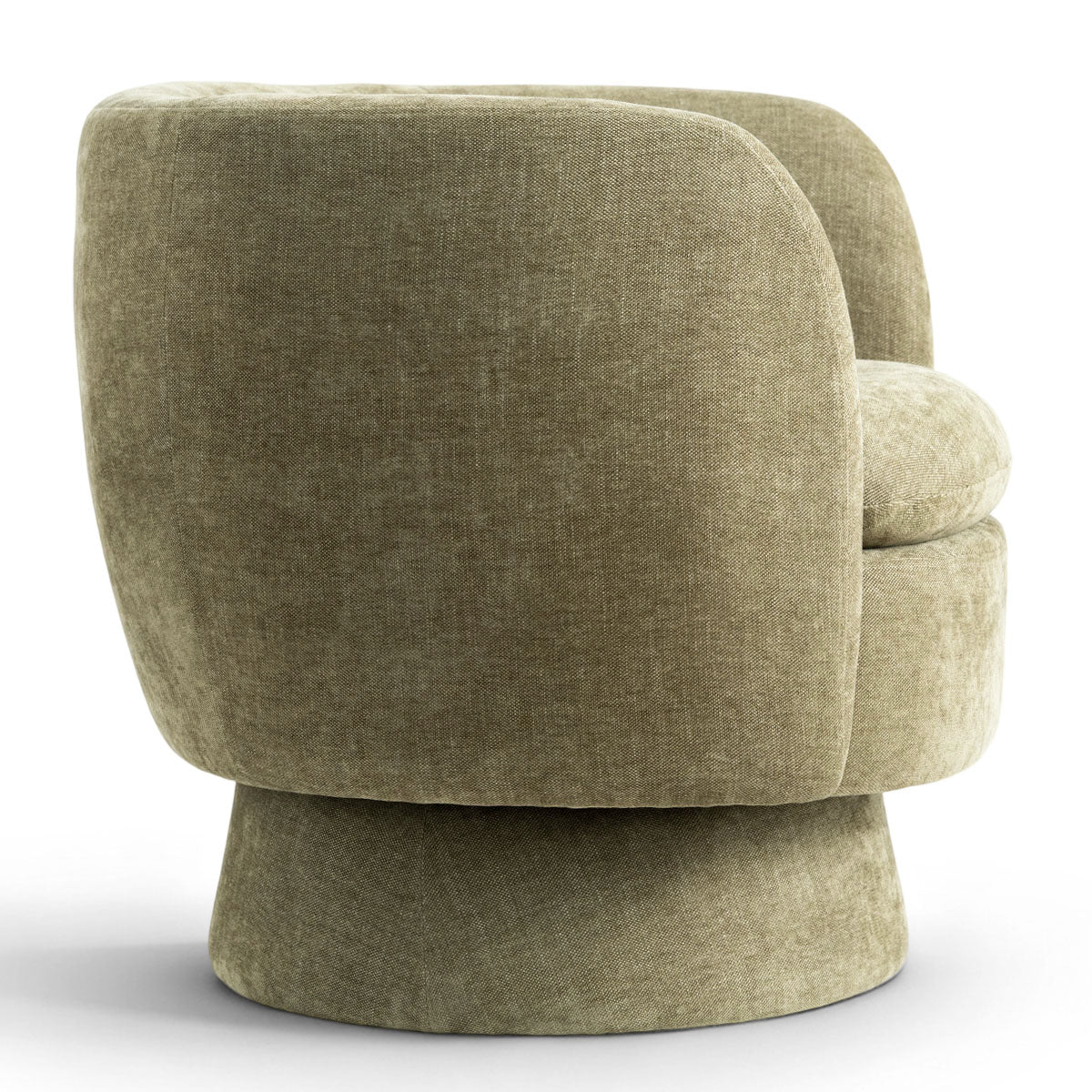 Bloom Upholstered Swivel Barrel Accent Chair (1-Piece)