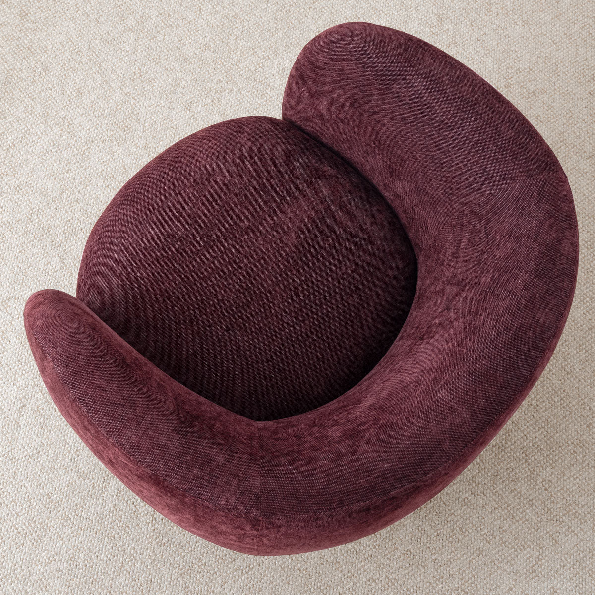 Bloom Upholstered Swivel Barrel Accent Chair (1-Piece)