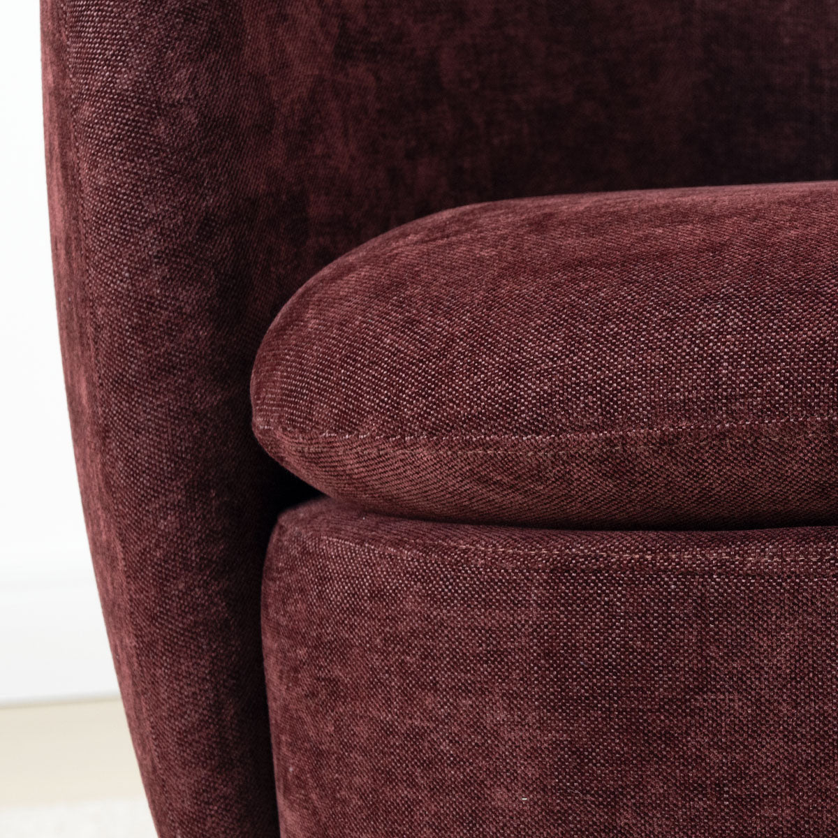 Bloom Upholstered Swivel Barrel Accent Chair (1-Piece)