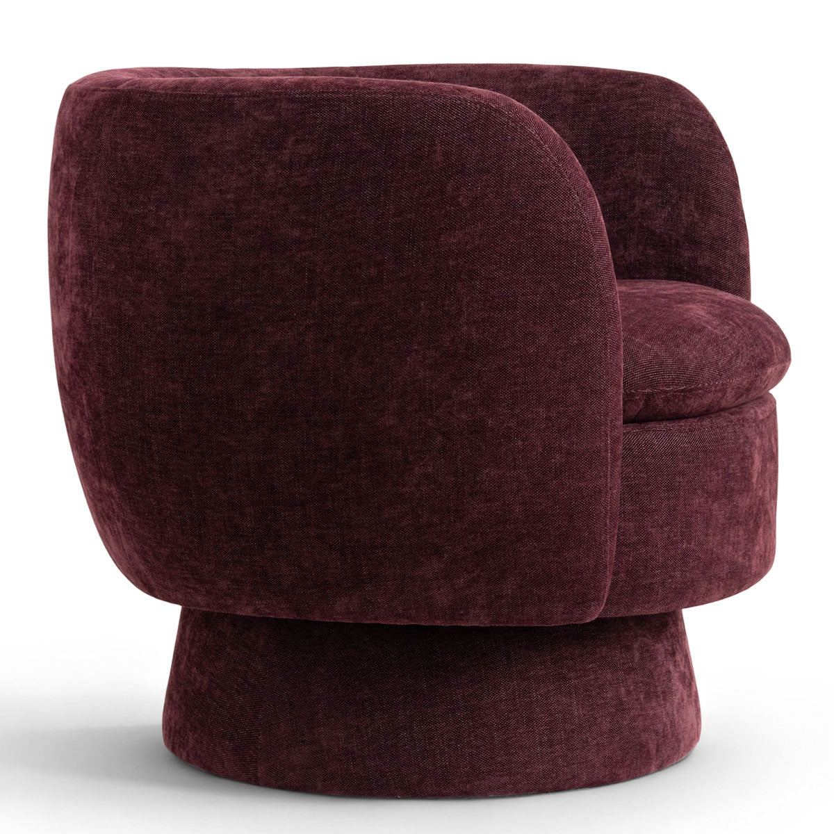 Bloom Upholstered Swivel Barrel Accent Chair (1-Piece)