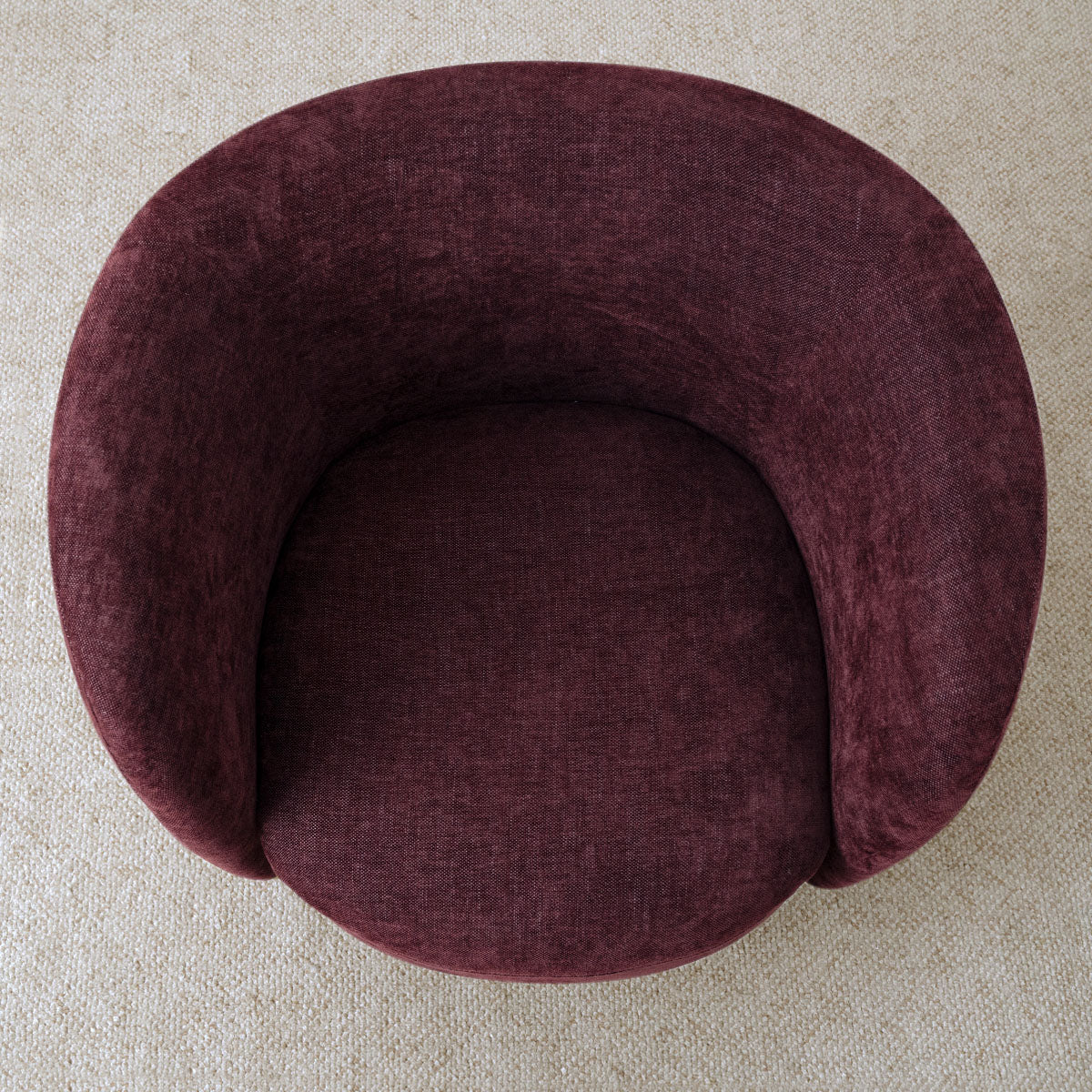 Bloom Upholstered Swivel Barrel Accent Chair (1-Piece)