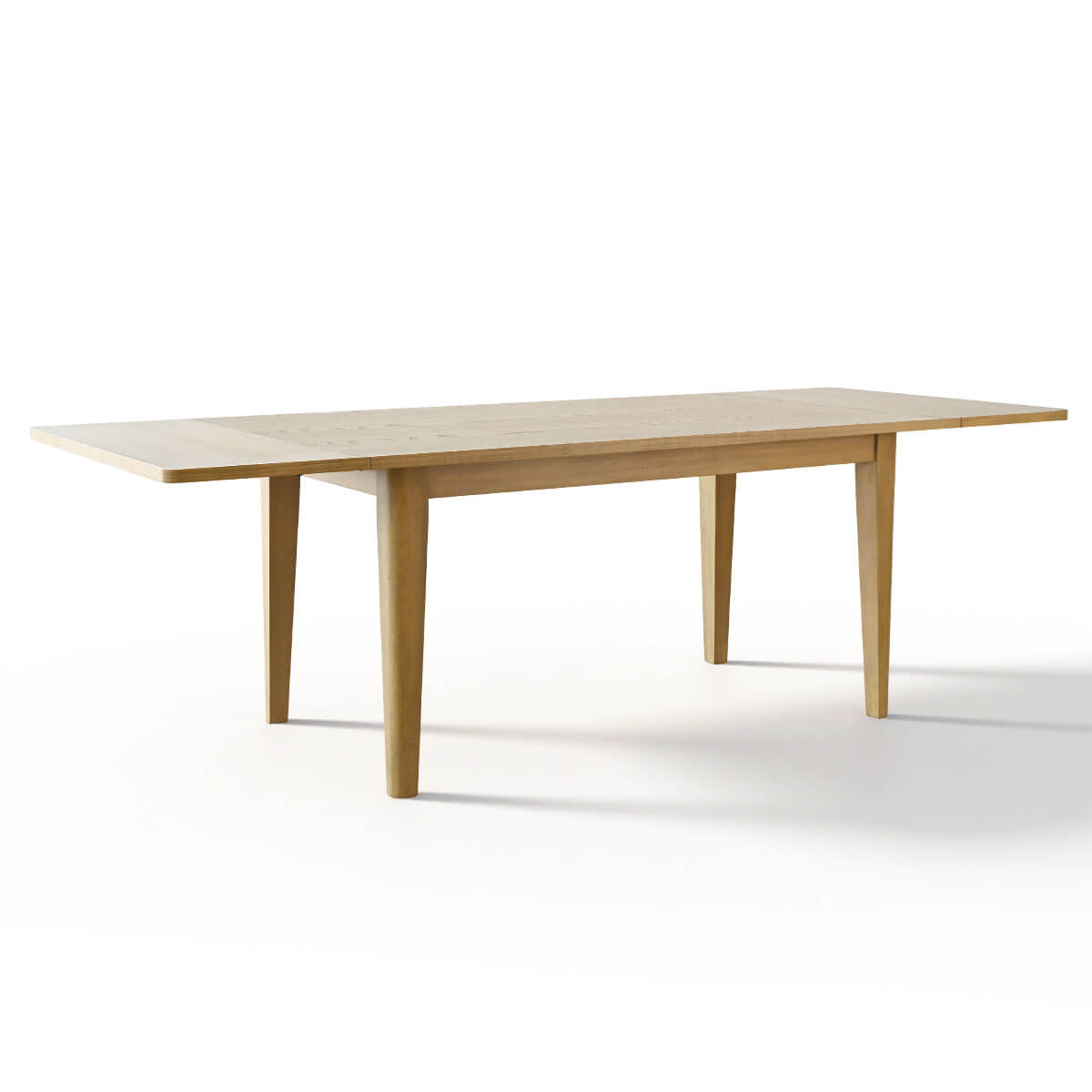 Chandler 63"-95" Large Wood Rectangular Extendable Dining Table