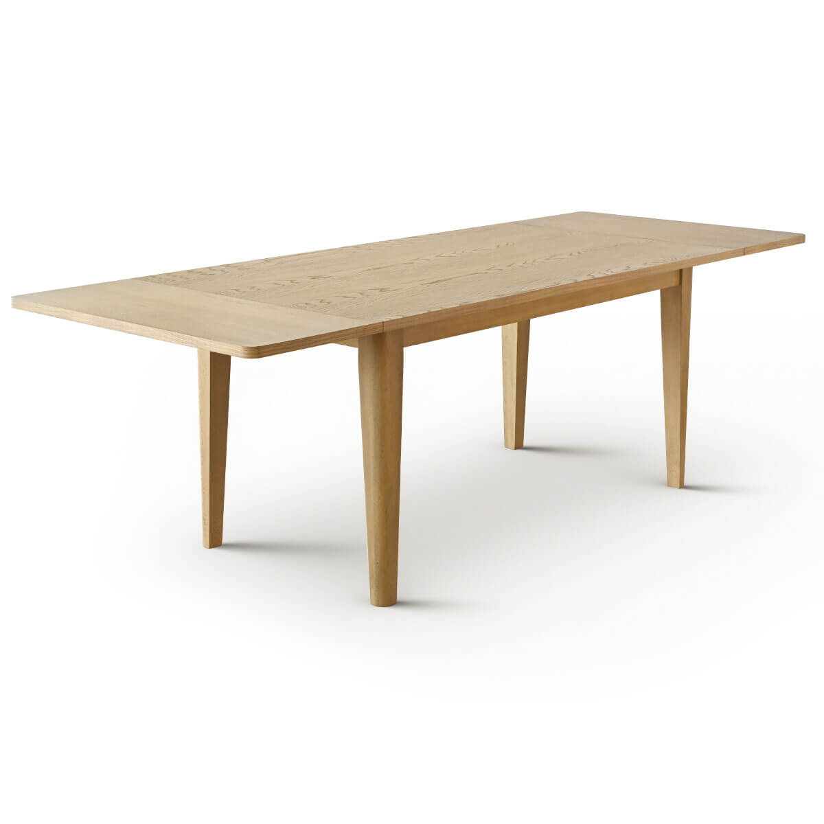 Chandler 63"-95" Large Wood Rectangular Extendable Dining Table