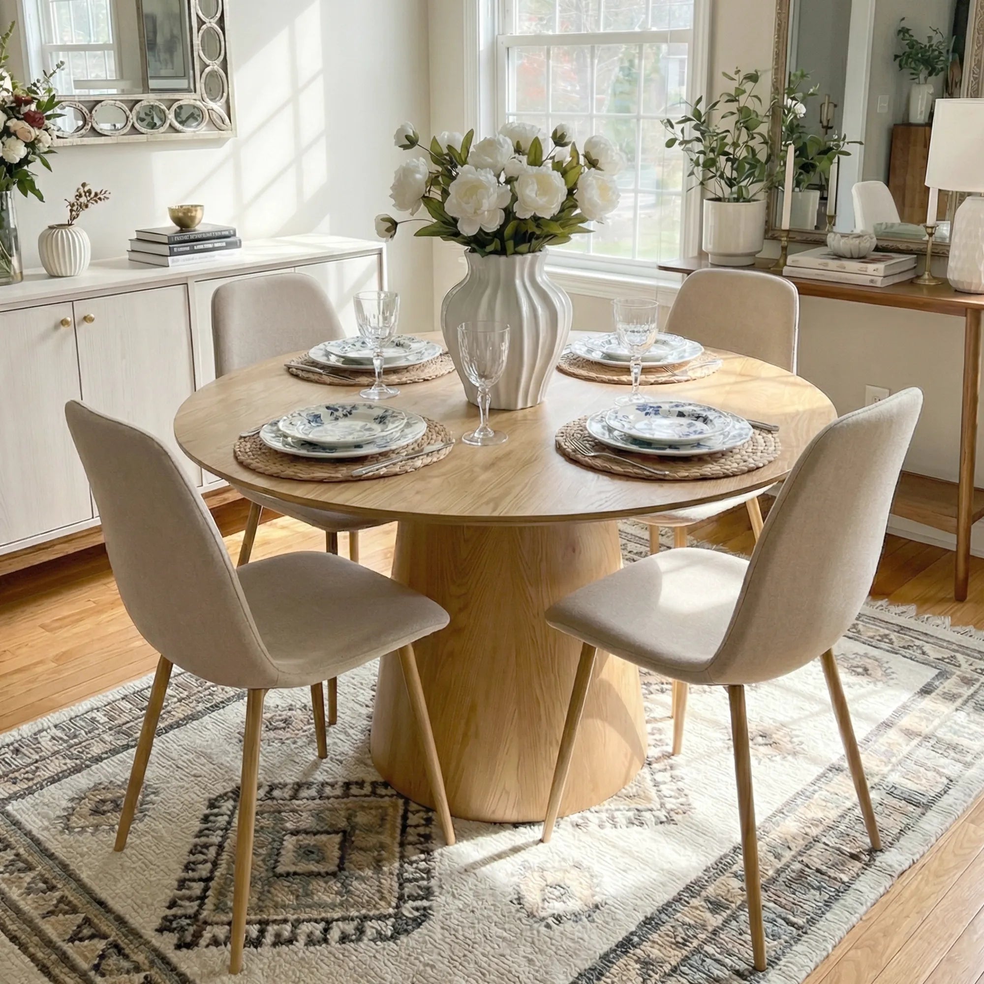 Oslo Modern Upholstered Dining Chair (Set of 4)