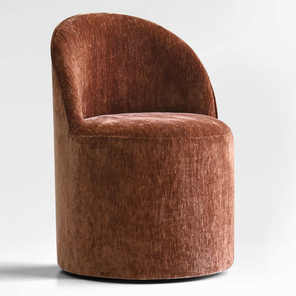 Doris Rolling Upholstered Dining Chair With Castors (Set of 6)