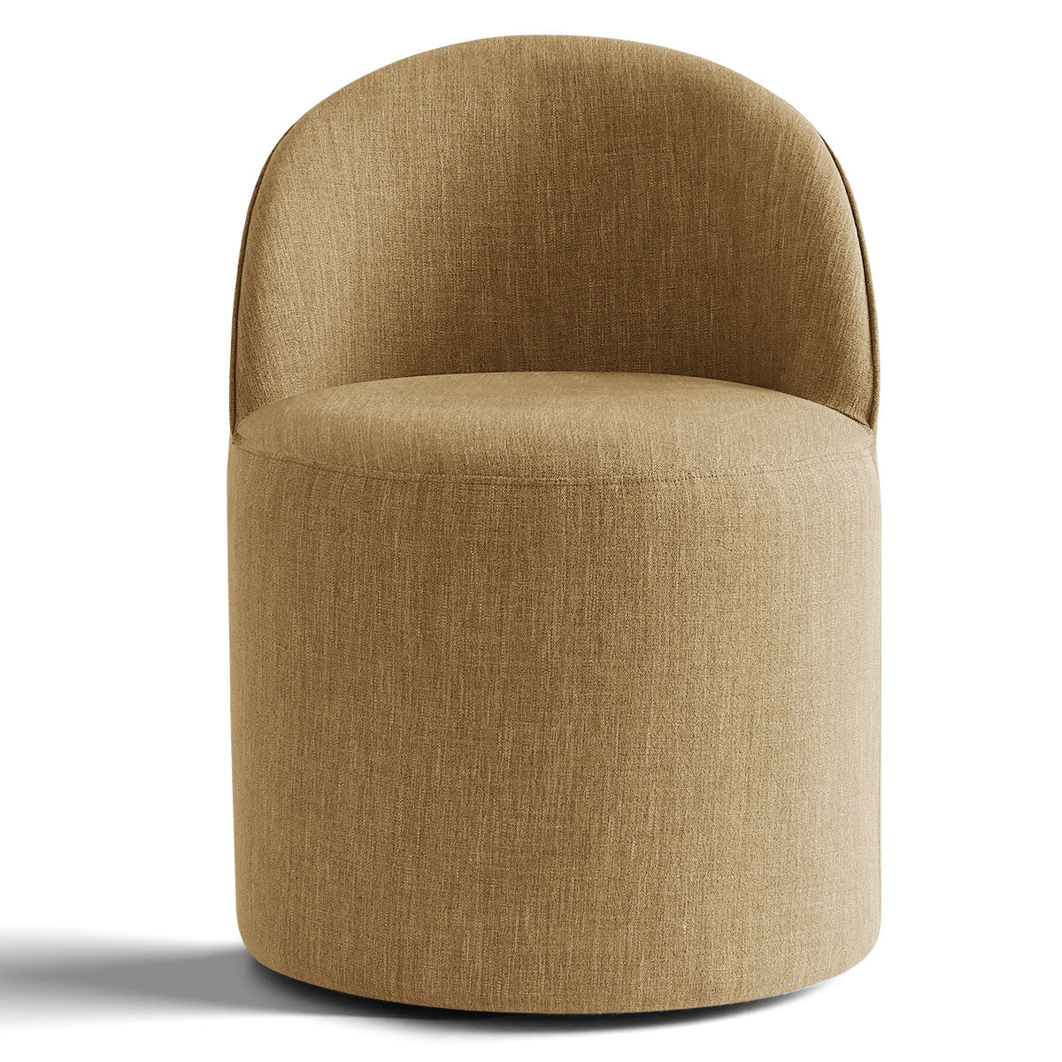 Doris Rolling Upholstered Dining Chair With Castors (Set of 6)