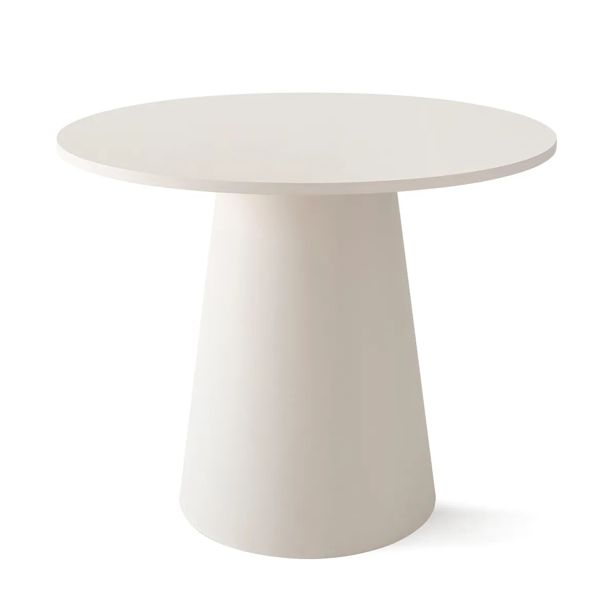 Dwen 35" Modern Round Pedestal Console Table
