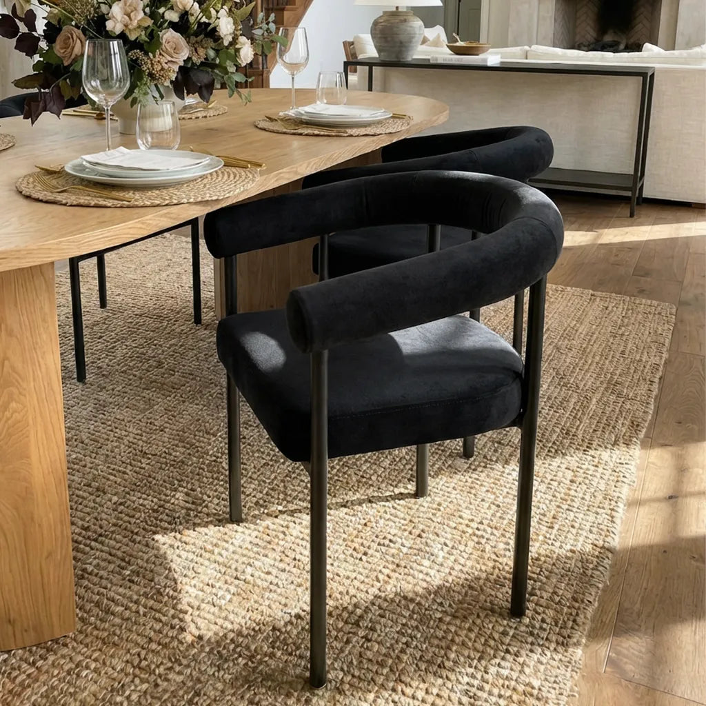 Dwen & New York 79" Oval Dining Table Set for 4 (5-Piece)