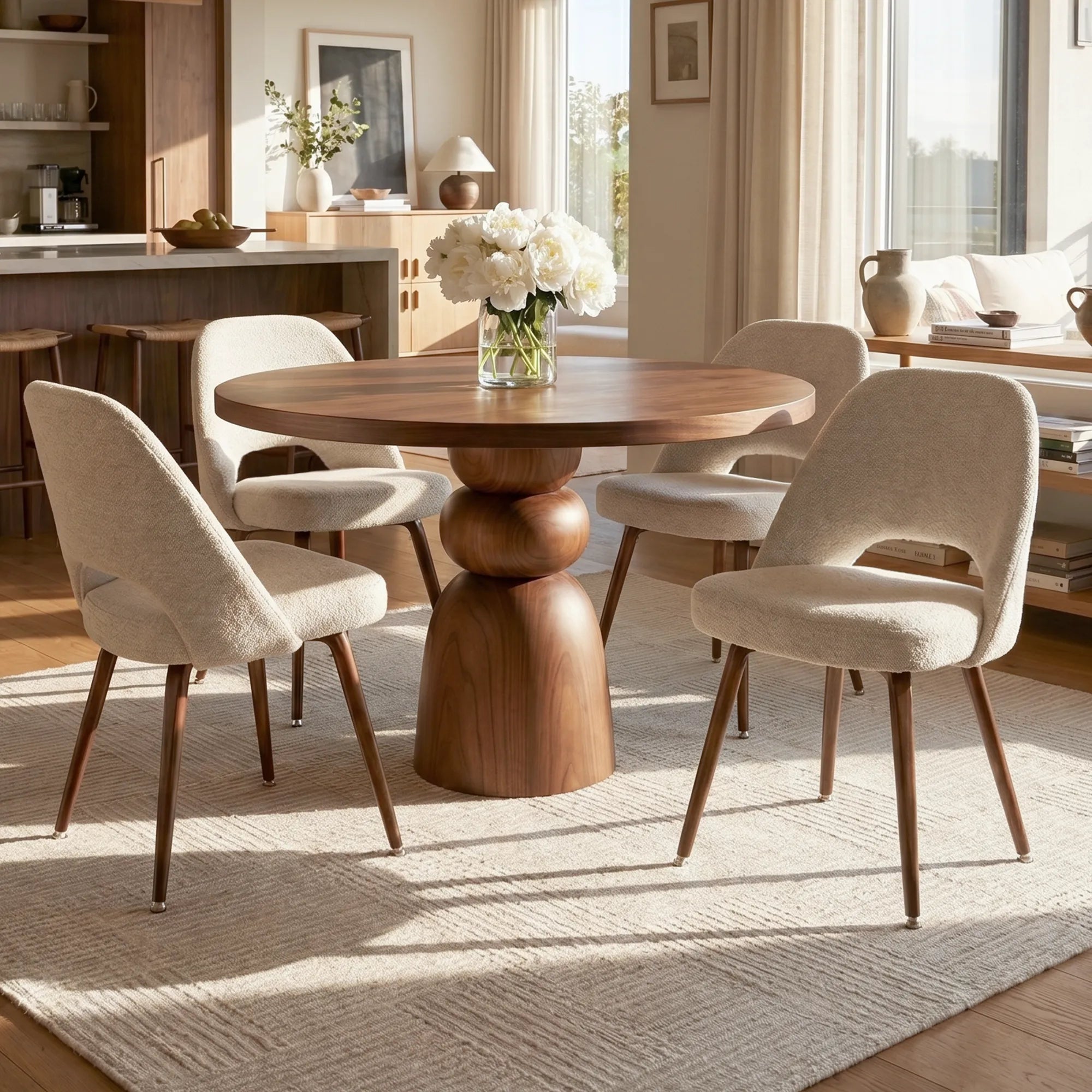 Edwin Modern Upholstered Dining Chair (Set of 4)
