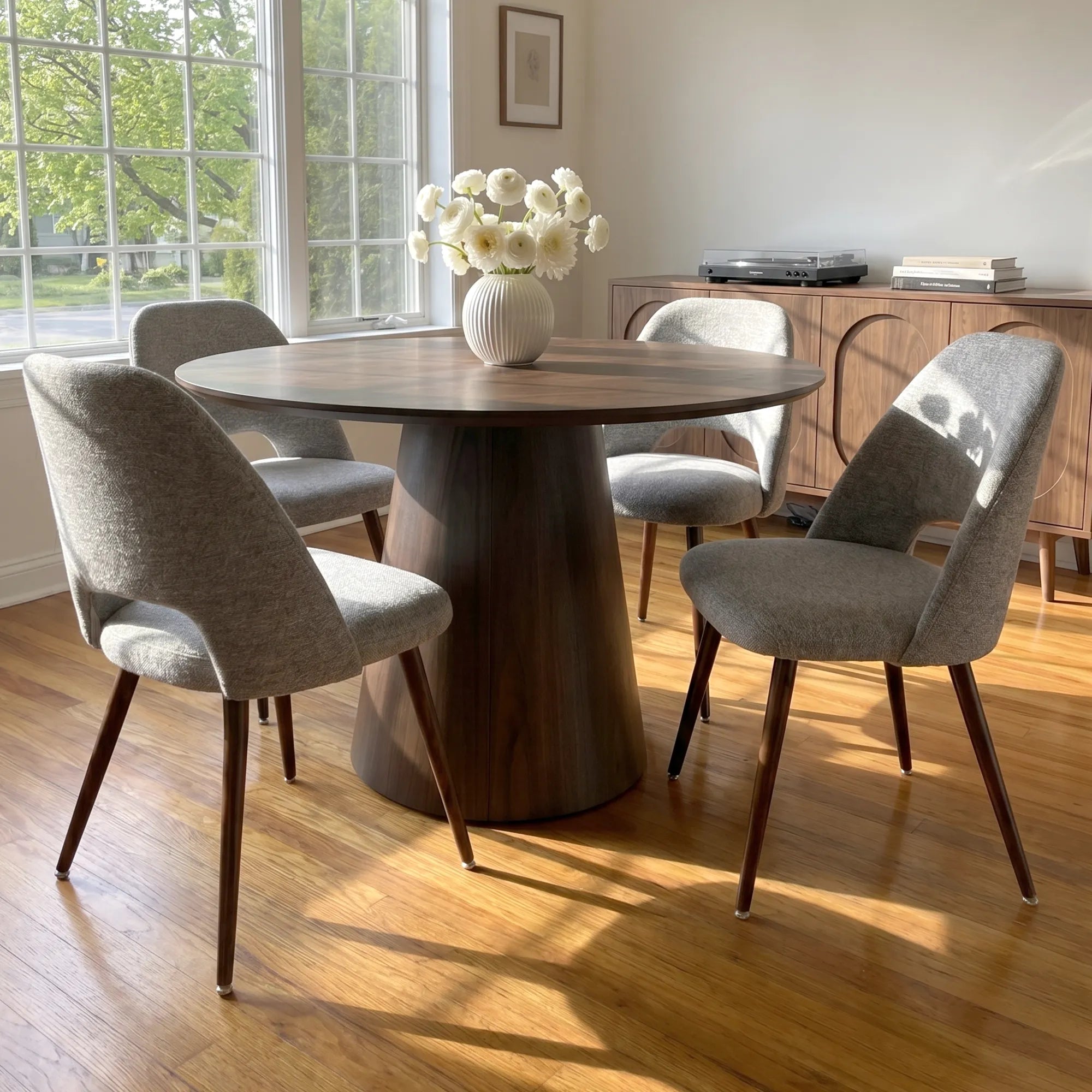 Edwin Modern Upholstered Dining Chair (Set of 4)