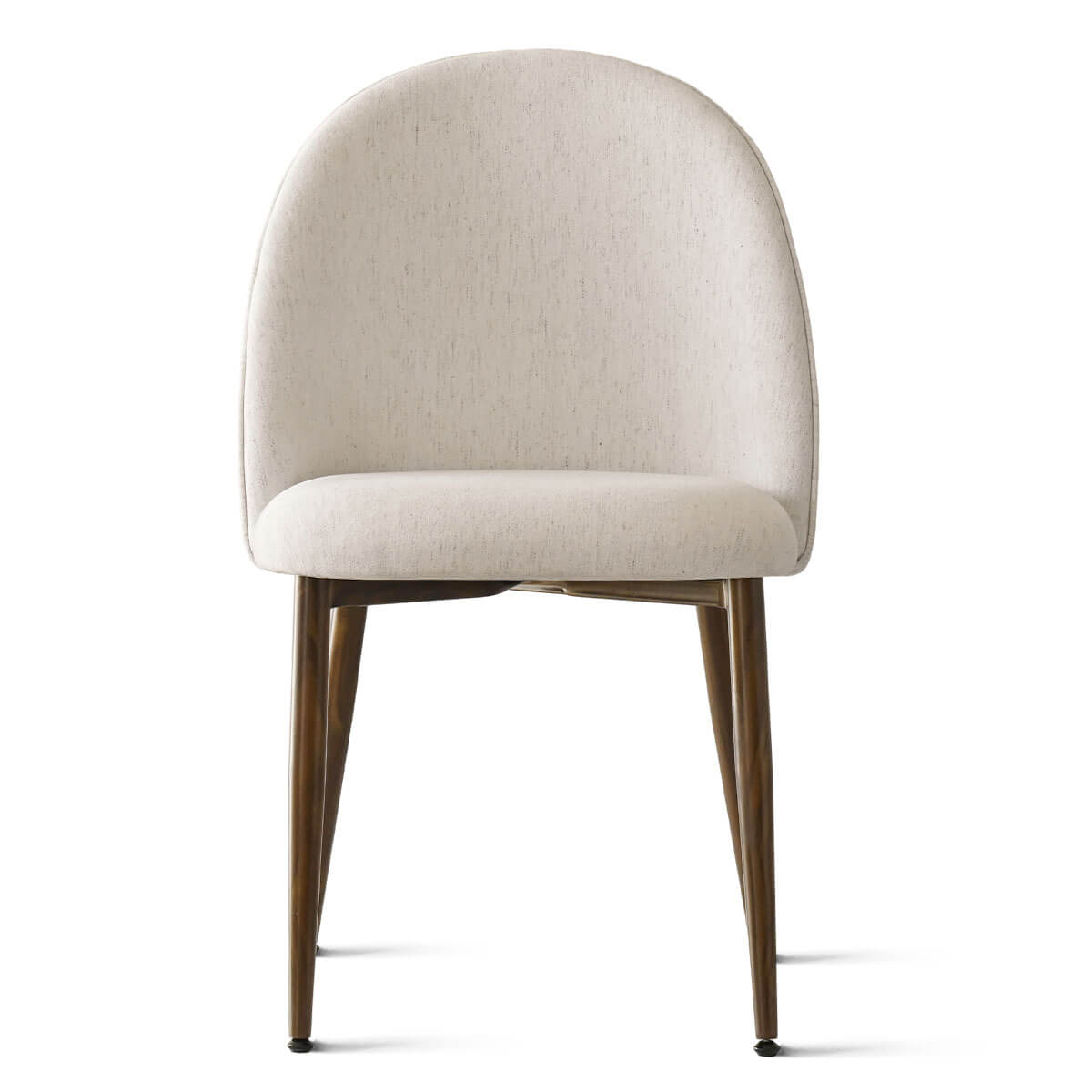 Goteborg Upholstered Dining Chair with Walnut legs (Set of 2)