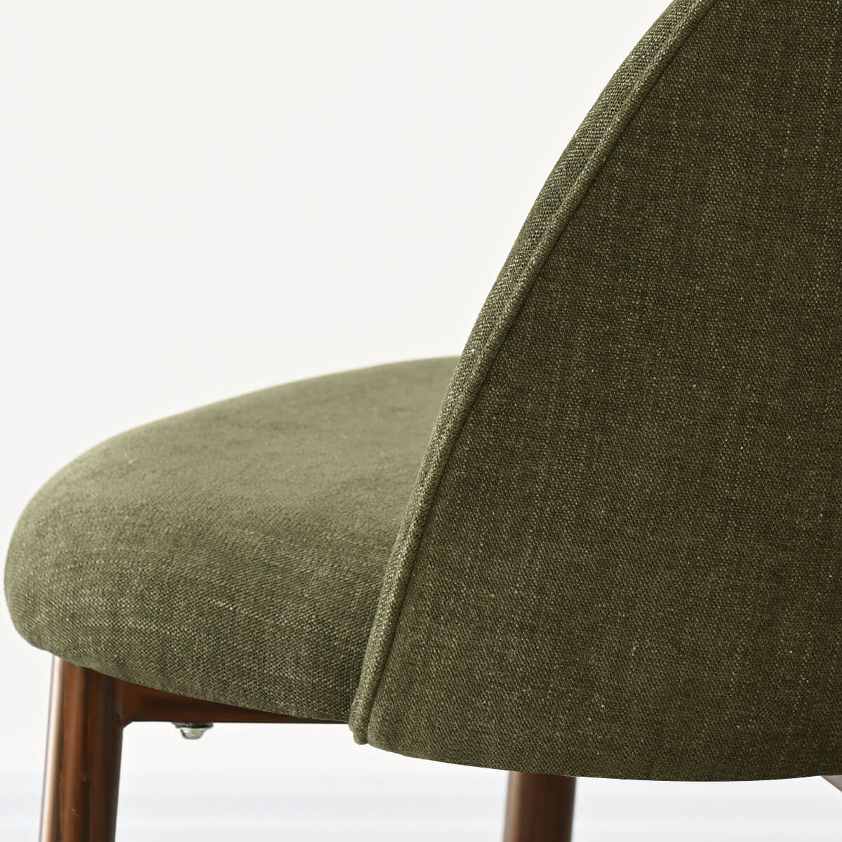 Goteborg Upholstered Dining Chair with Walnut legs (Set of 2)