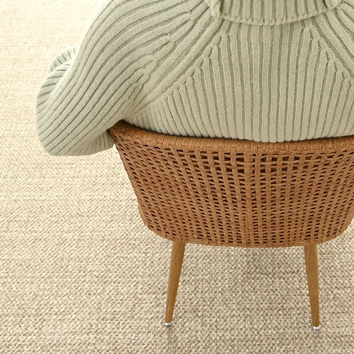 Grasse Rattan Upholstered Dining Chair (Set of 4)