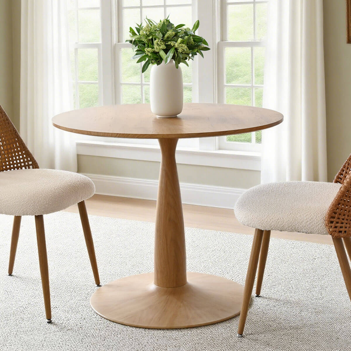 Harper Modern 34.5" Round Dining Table