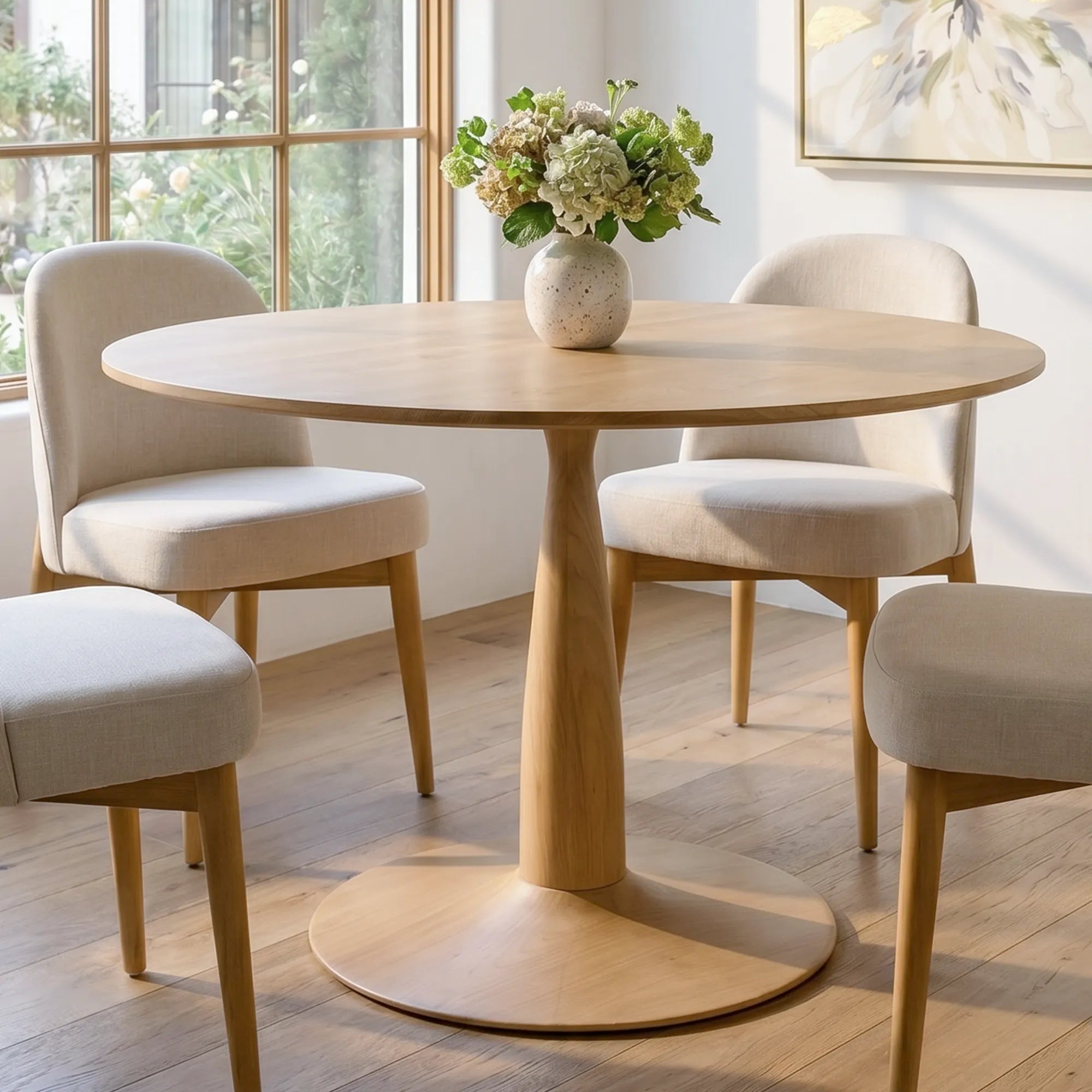 Harper Modern 39.5" Round Dining Table
