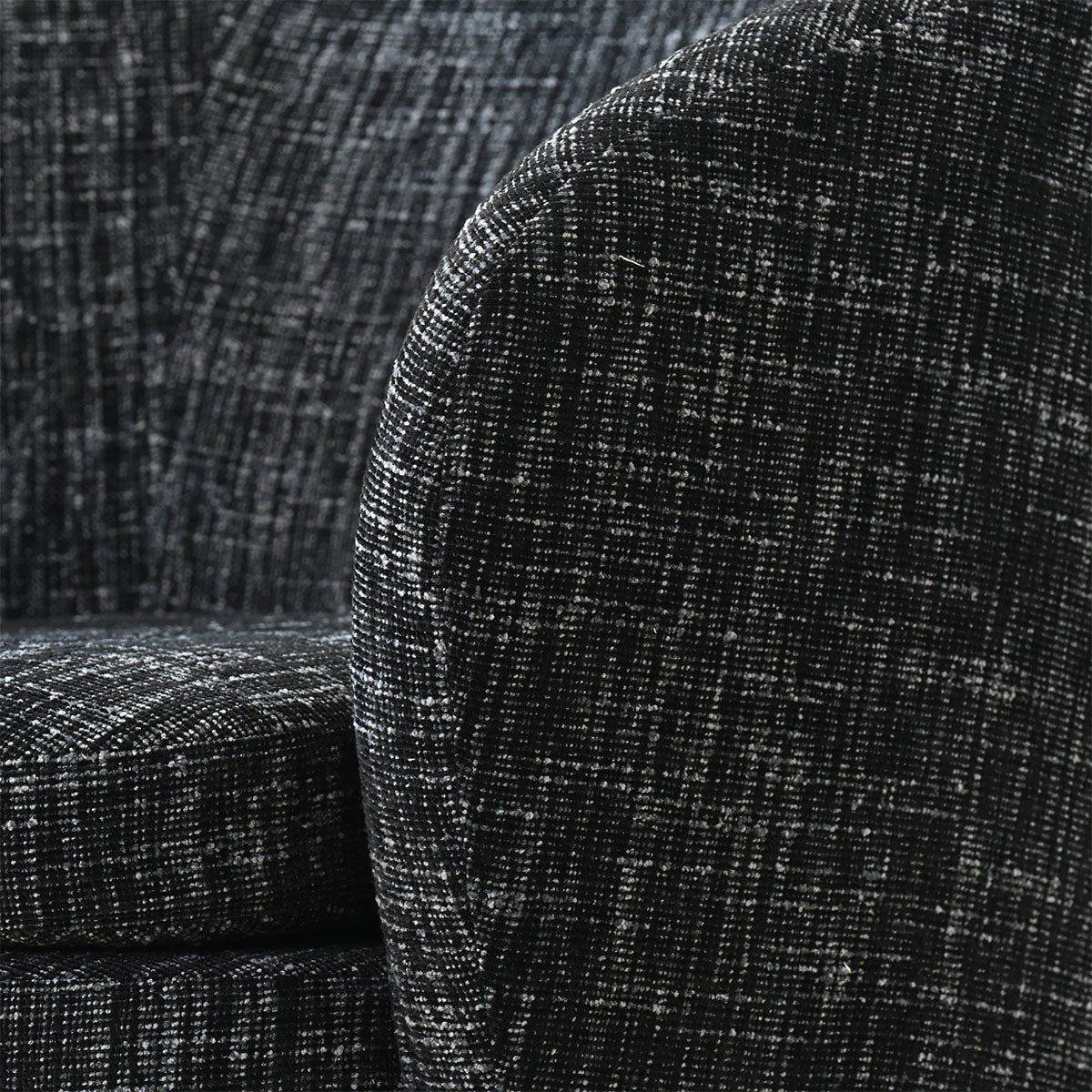 Hera Upholstered Swivel Barrel Chair (1-Piece)