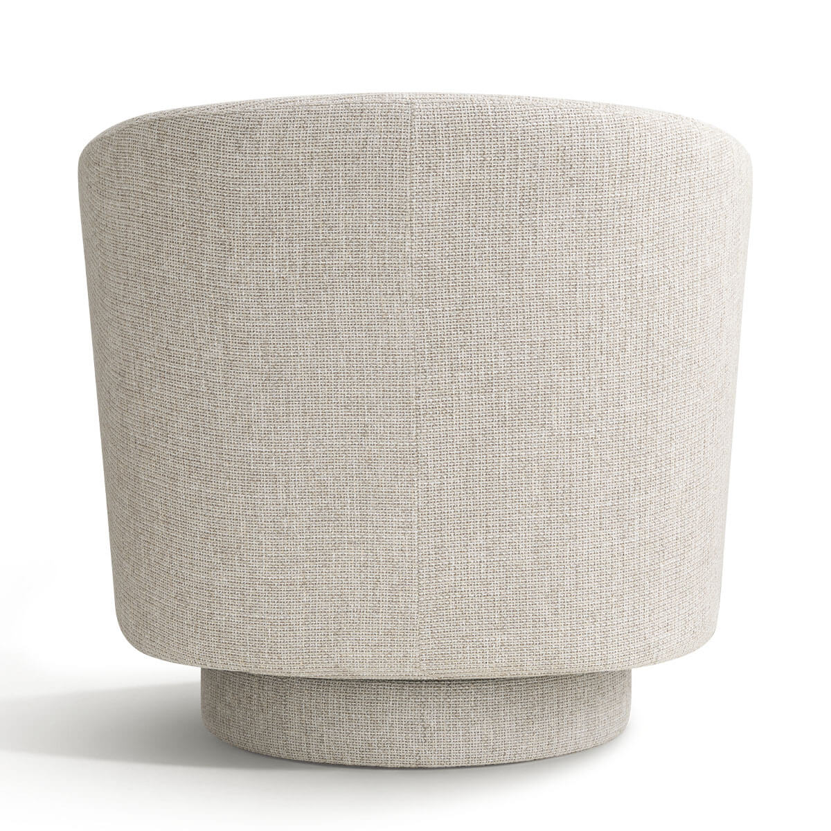 Hera Upholstered Swivel Barrel Chair (1-Piece)