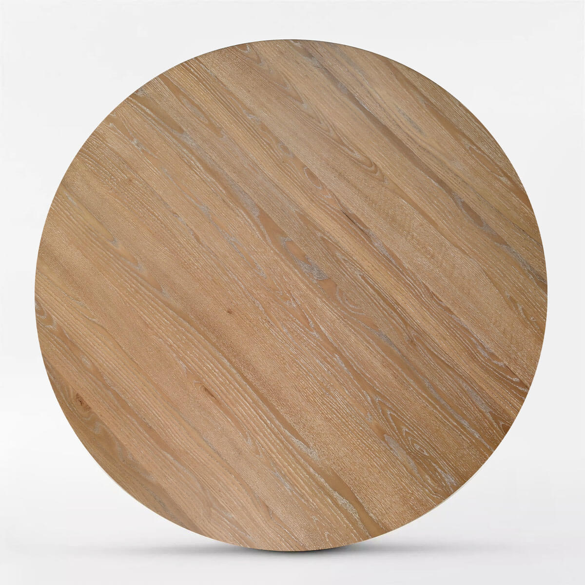 Houston 60" Round Solid Wooden Dining Table with Cross Pedestal