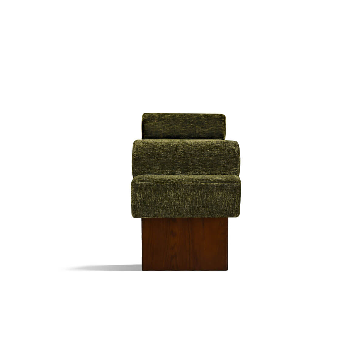 Jasmine 60" Modern Chenille Upholstered Bench