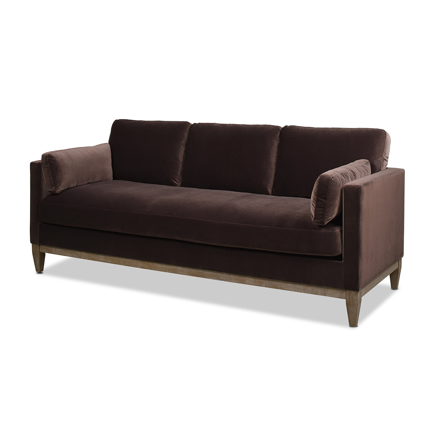 Portland 84" Modern Velvet Sofa