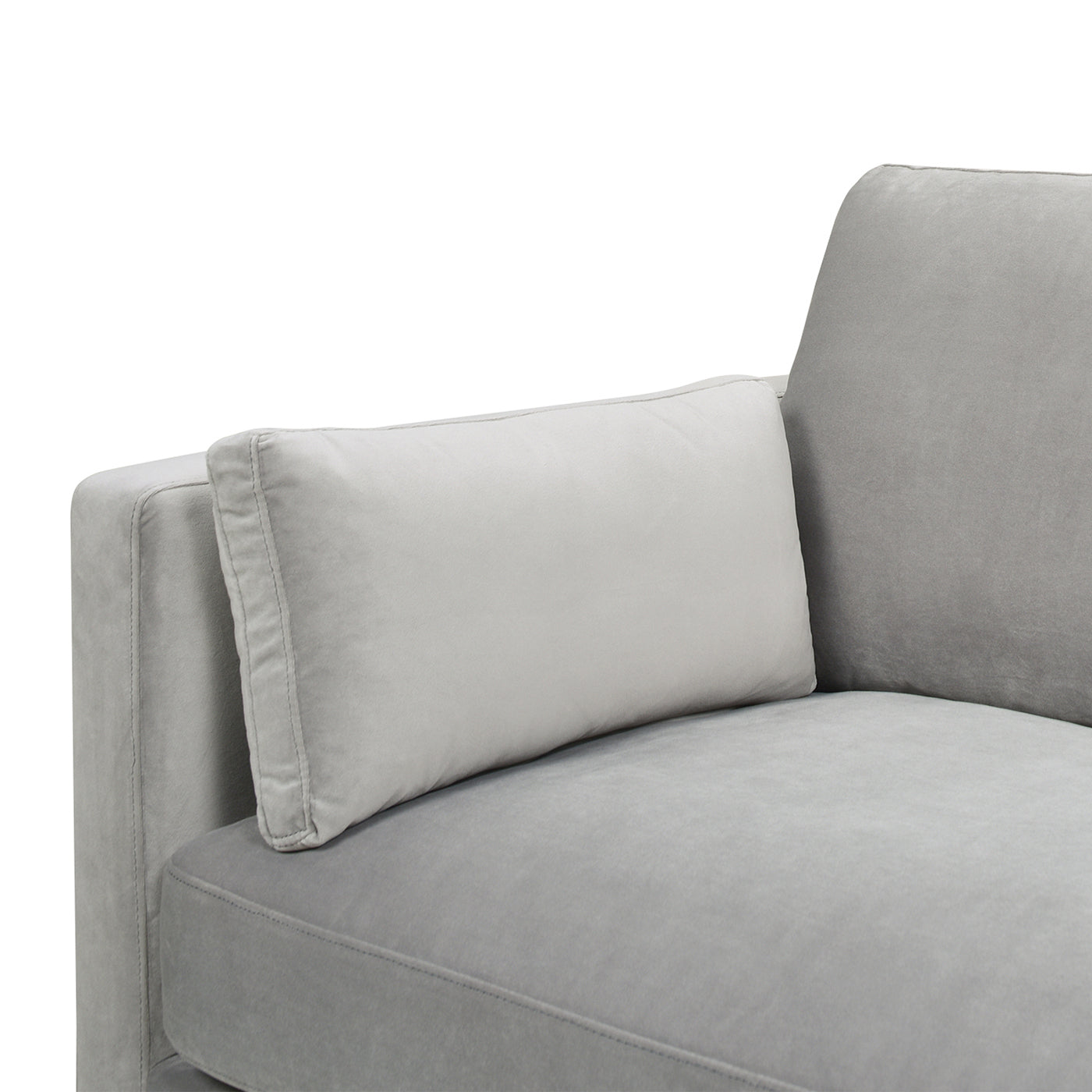 Portland 84" Modern Velvet Sofa
