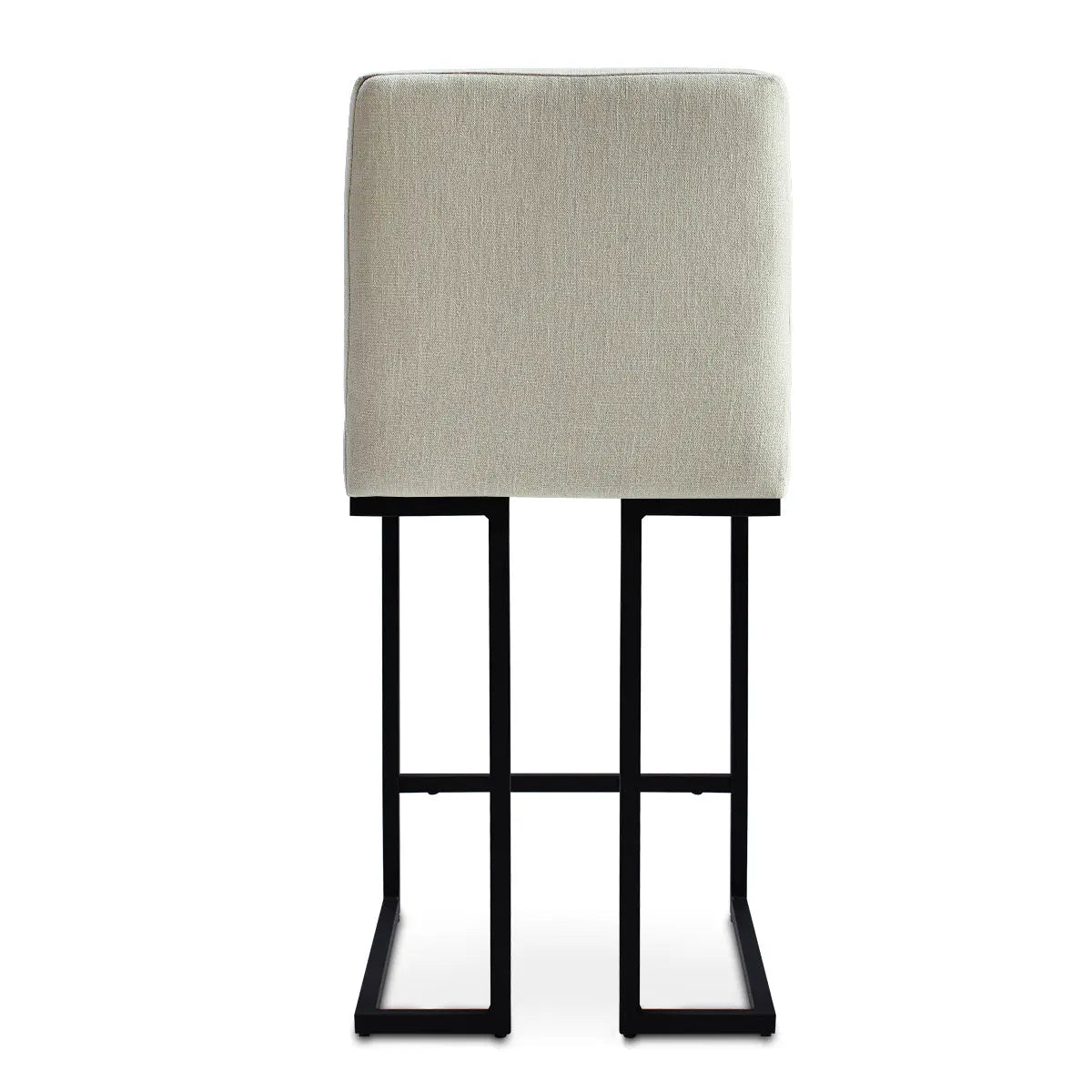 Mason Modern Metal Frame Upholstered Counter Stool, sleek design, neutral upholstery, contemporary style.