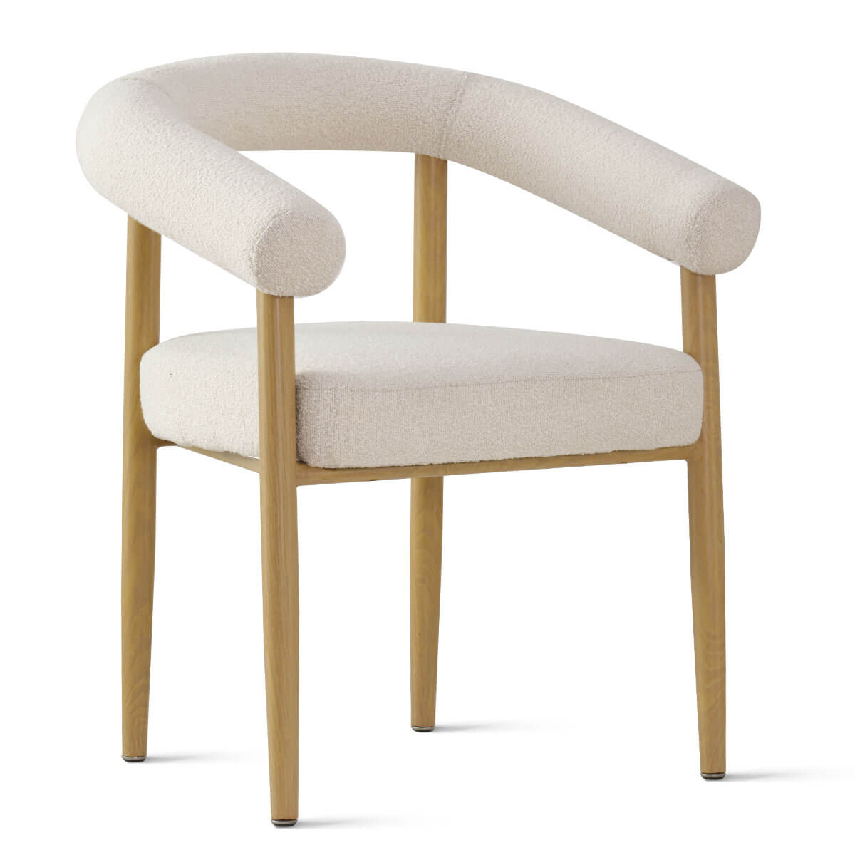 Melbourne Modern Boucle Upholstered Dining Chair (Set of 2)