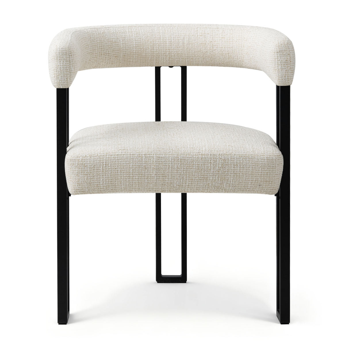 Mia Upholstered Dining Chair with Arms (Set of 2)