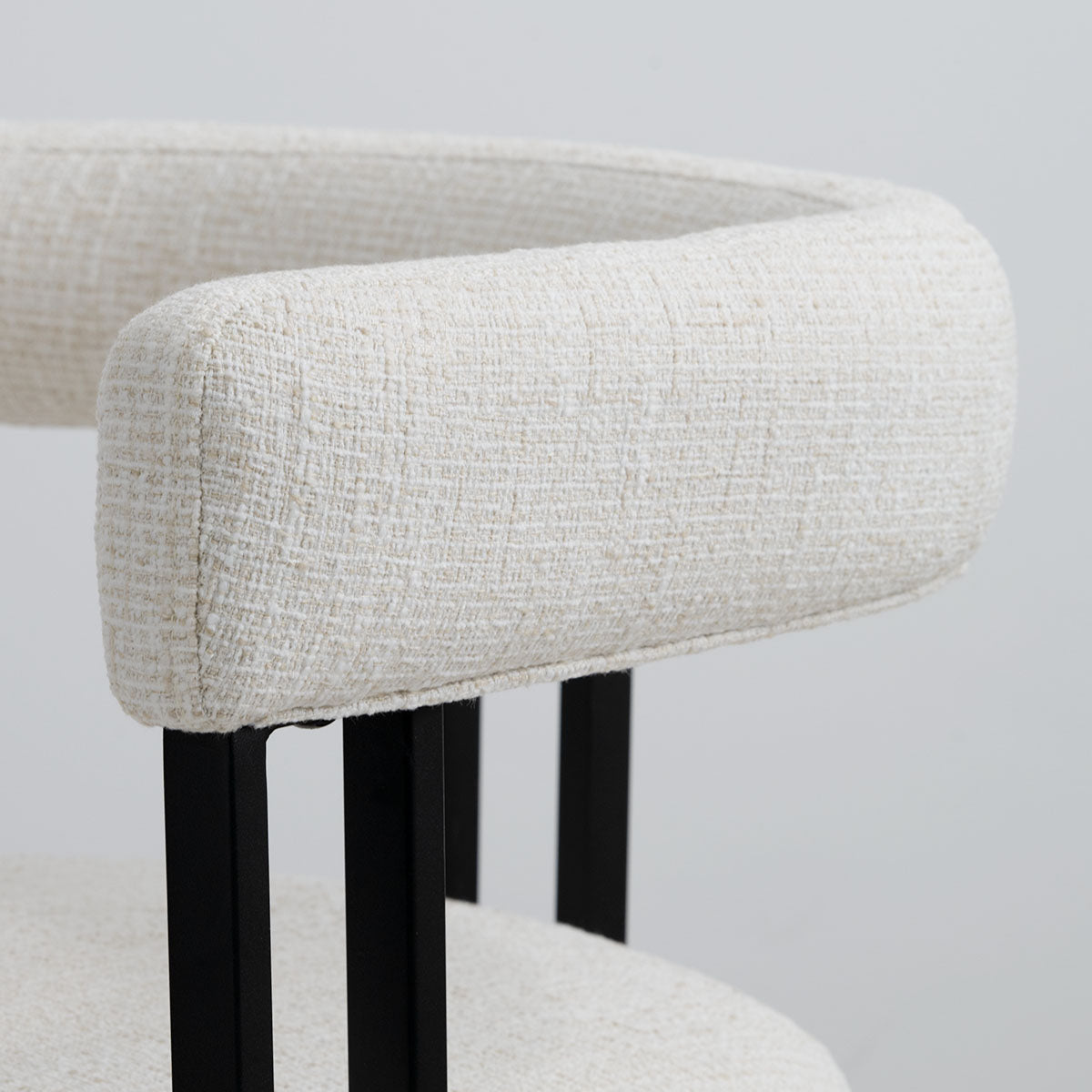 Mia Upholstered Dining Chair with Arms (Set of 2)