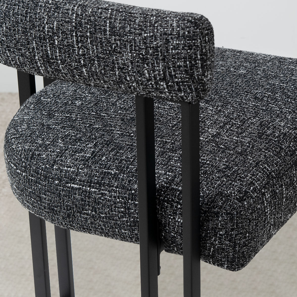 Mia Upholstered Dining Chair with Arms (Set of 2)