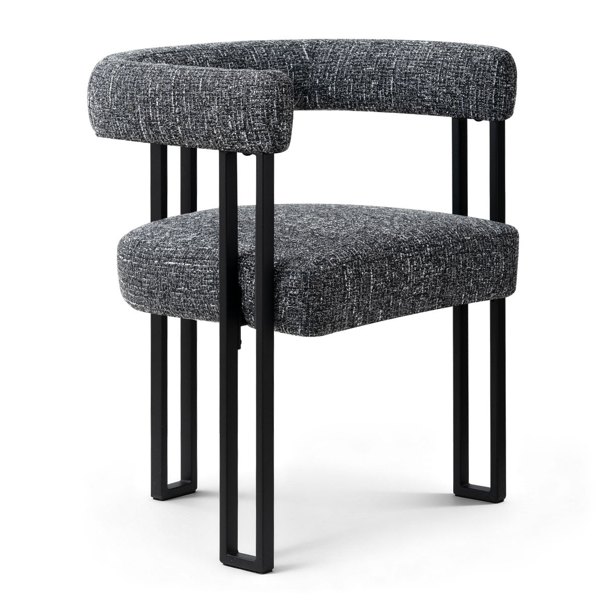 Mia Upholstered Dining Chair with Arms (Set of 2)