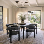 Mia Upholstered Dining Chair with Arms (Set of 2)