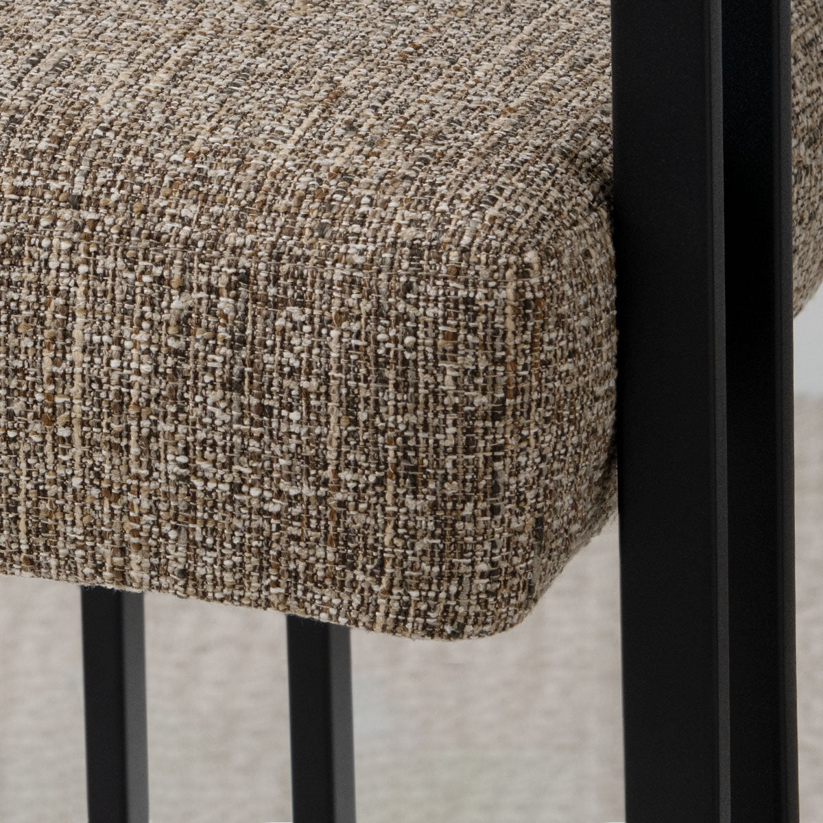 Mia Upholstered Dining Chair with Arms (Set of 2)