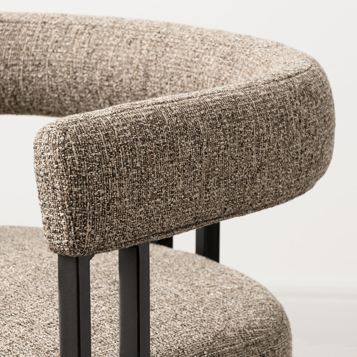 Mia 24" Modern Counter Stool with Arms (1-piece)