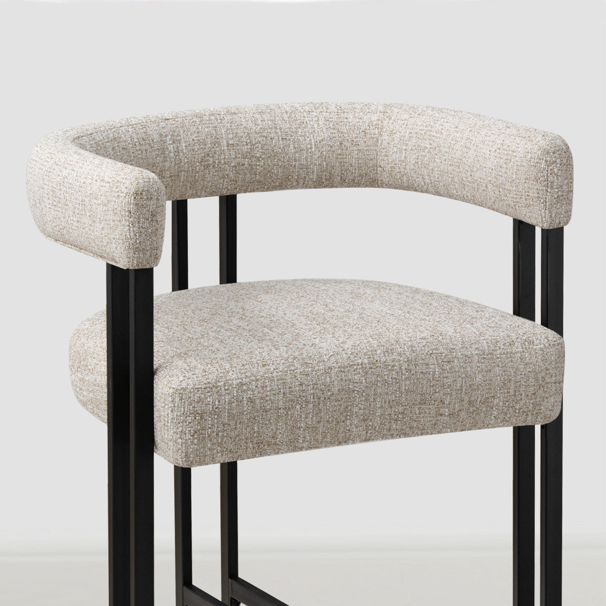 Mia 24" Modern Counter Stool with Arms (1-piece)