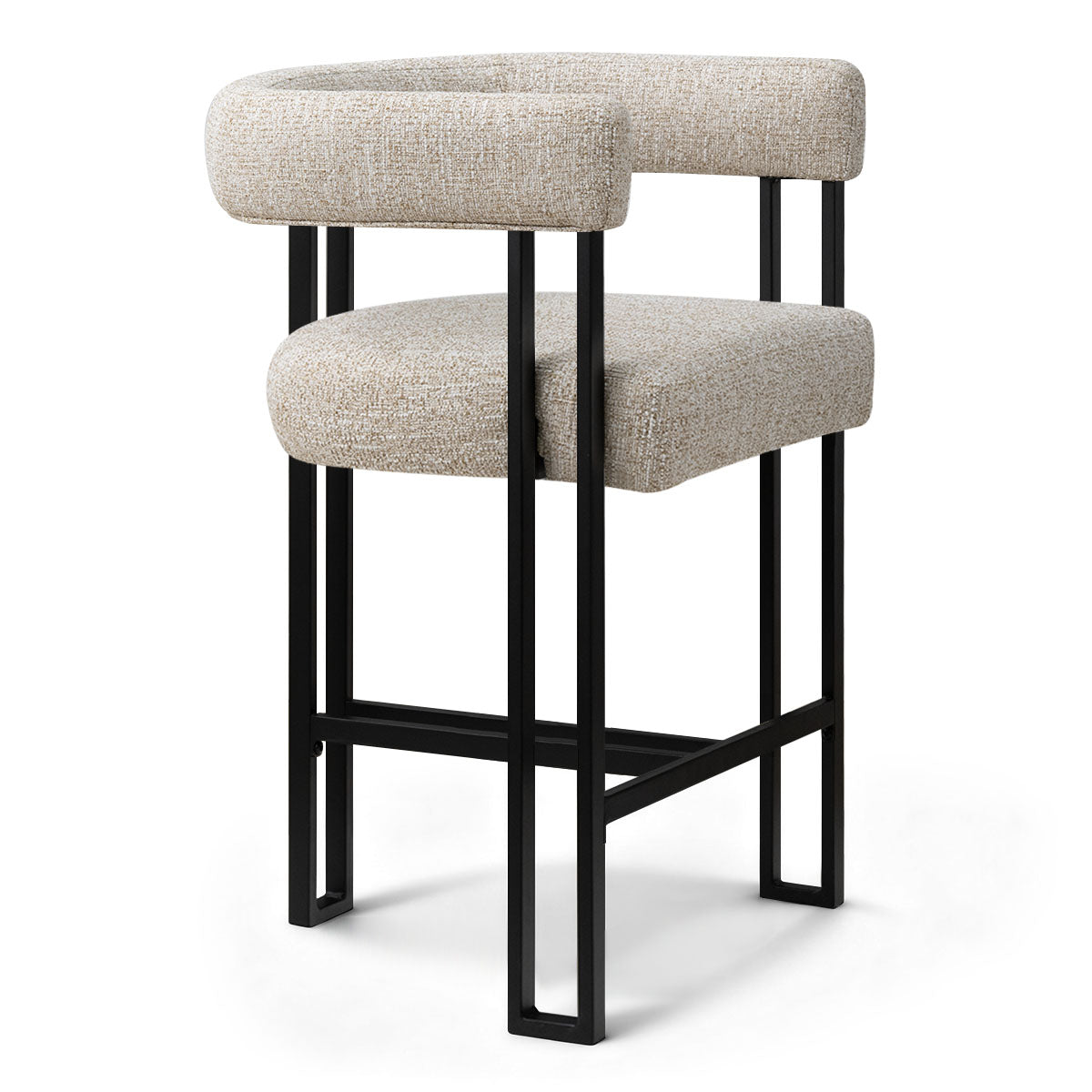 Mia 24" Modern Counter Stool with Arms (1-piece)
