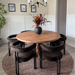 Mia Velvet Dining Chair with Arms (Set of 2)