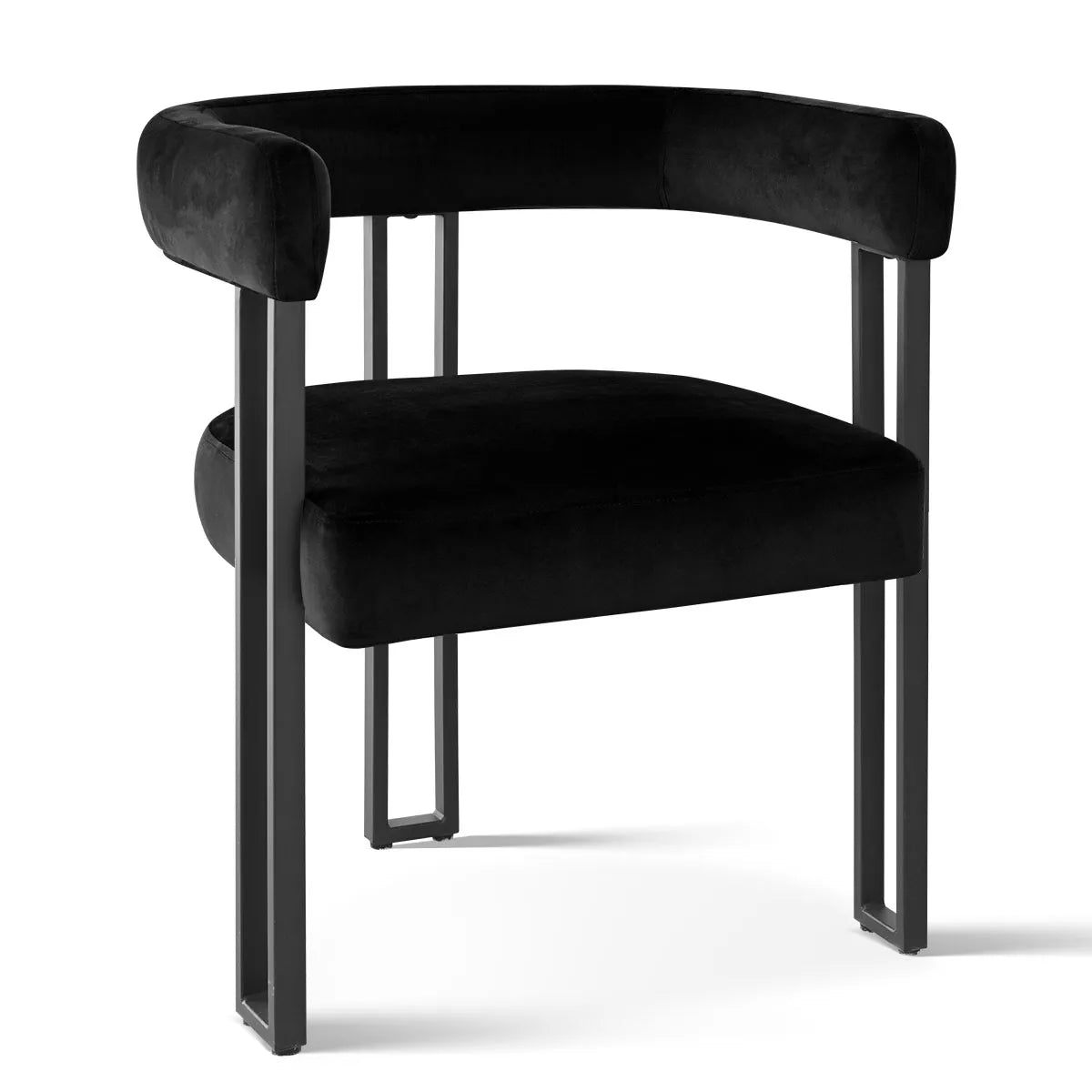 Mia Velvet Dining Chair with Arms (Set of 2)