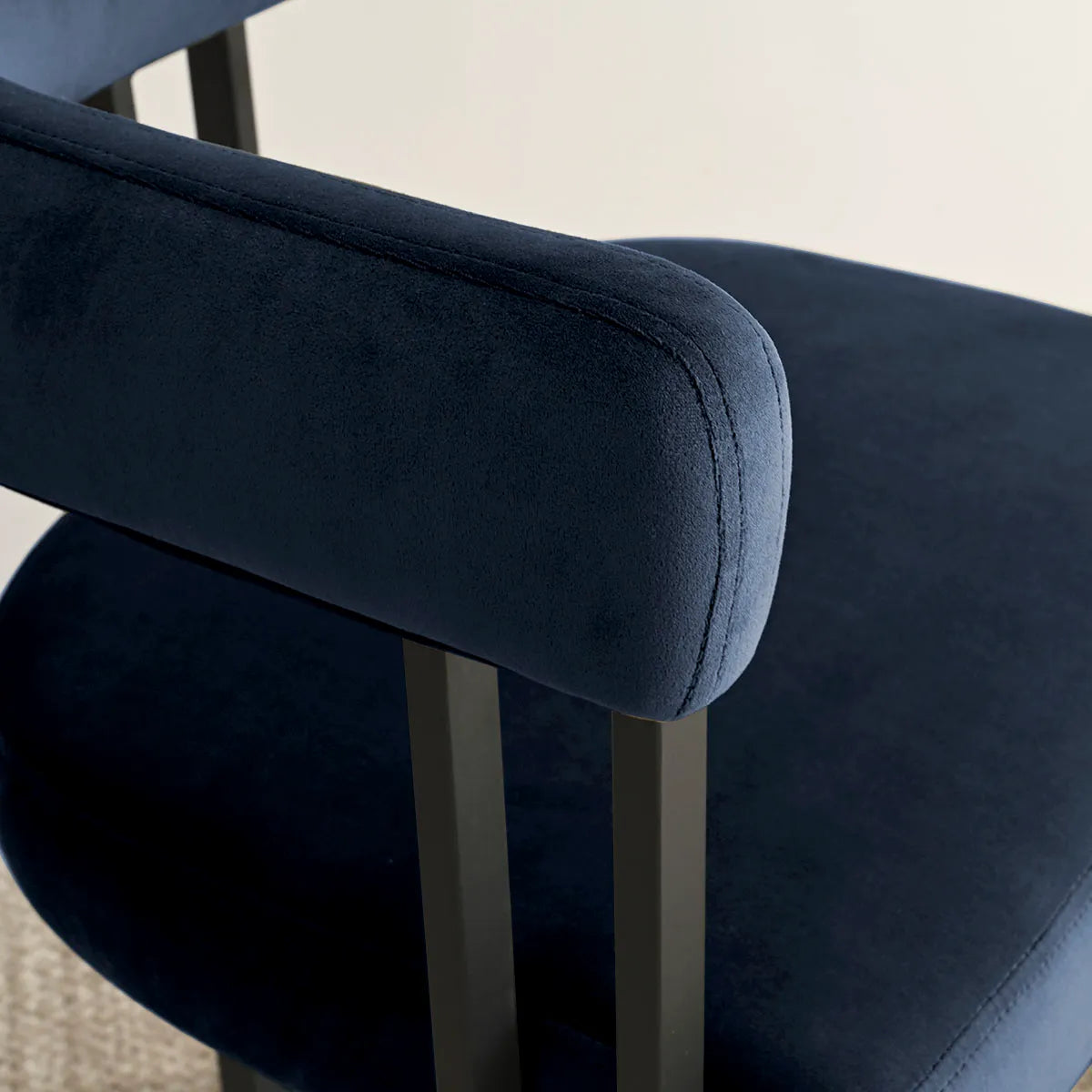 Mia Velvet Dining Chair with Arms (Set of 2)