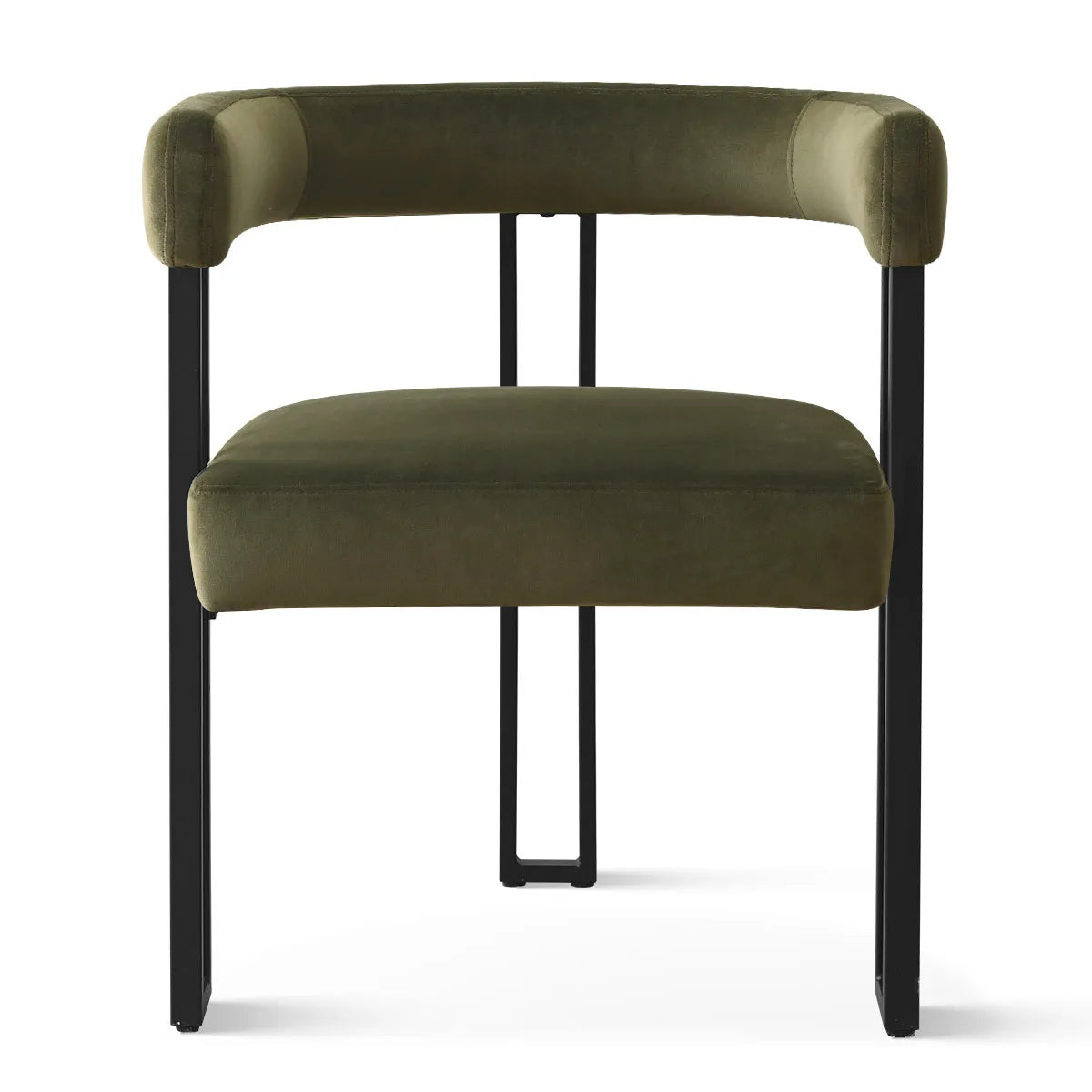 Mia Velvet Dining Chair with Arms (Set of 2)