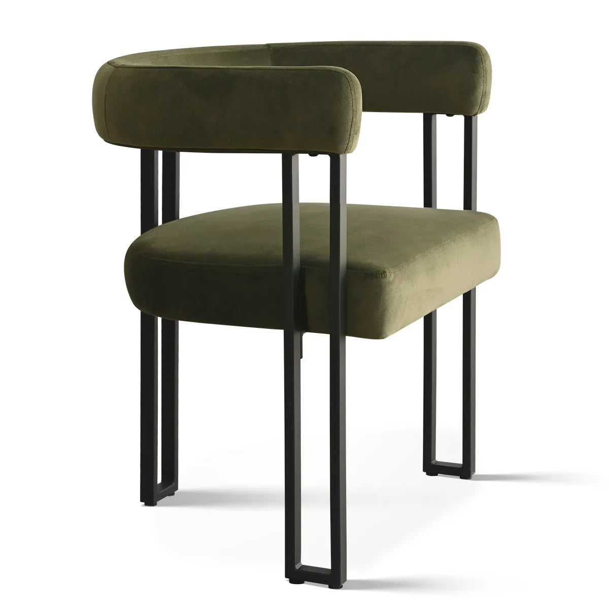 Mia Velvet Dining Chair with Arms (Set of 2)