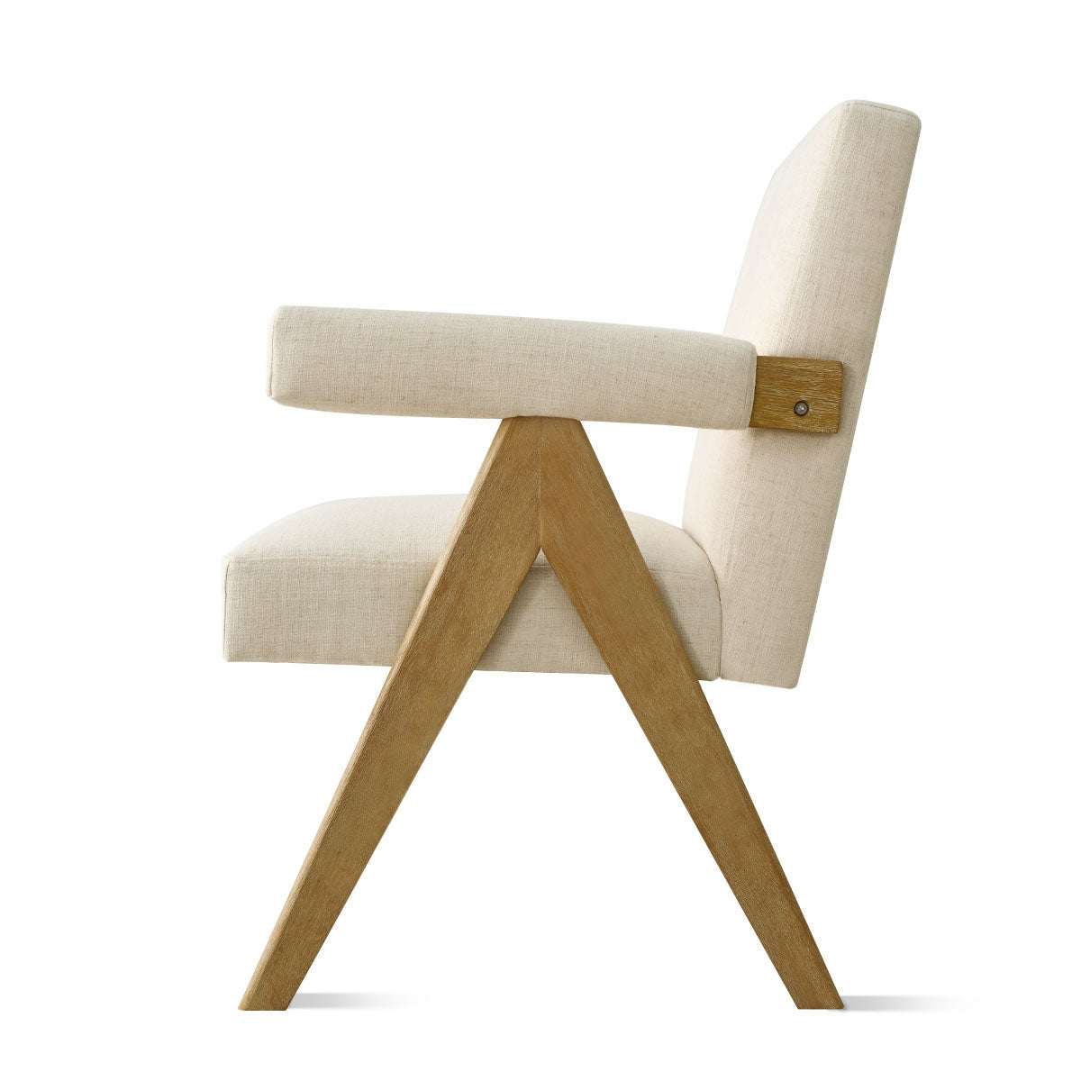 Morgan Upholstered Dining Chair with Arms (Set of 2)