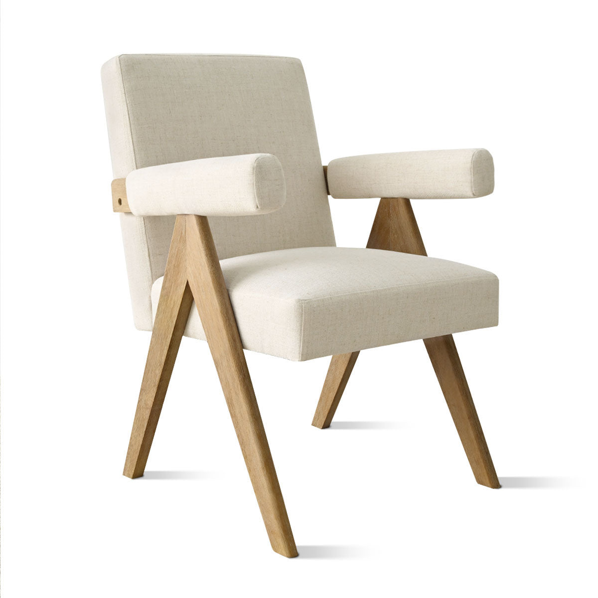 Morgan Upholstered Dining Chair with Arms (Set of 2)