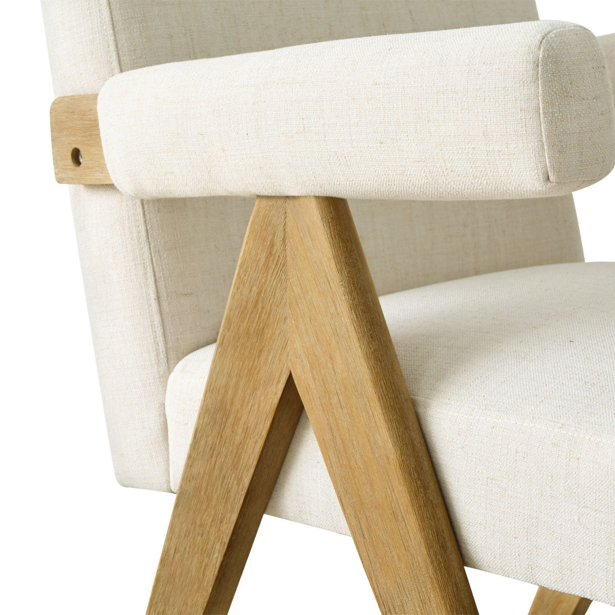 Morgan Upholstered Dining Chair with Arms (Set of 2)