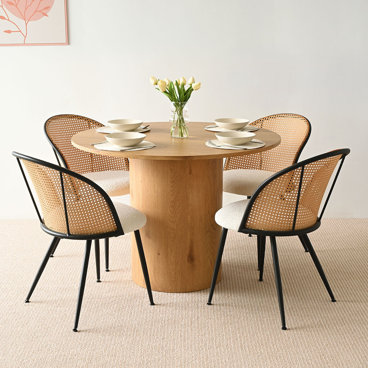 Musk 41.5" Modern Round Dining Table