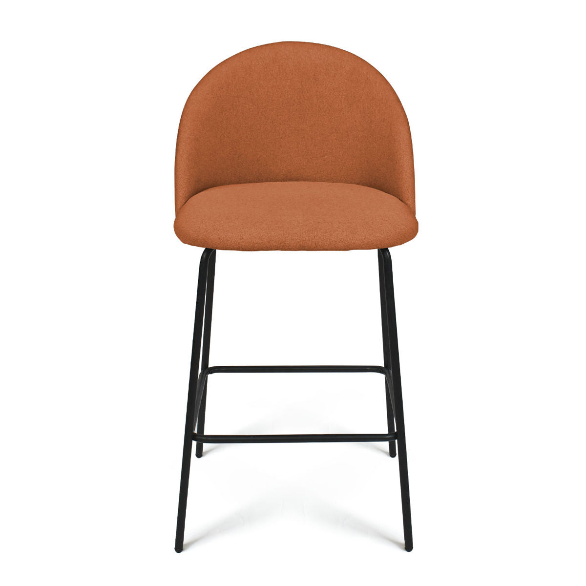 [Closeout-Only 129.99$]Nano 25'' Upholstered Low Back Counter Stool (Set of 2)