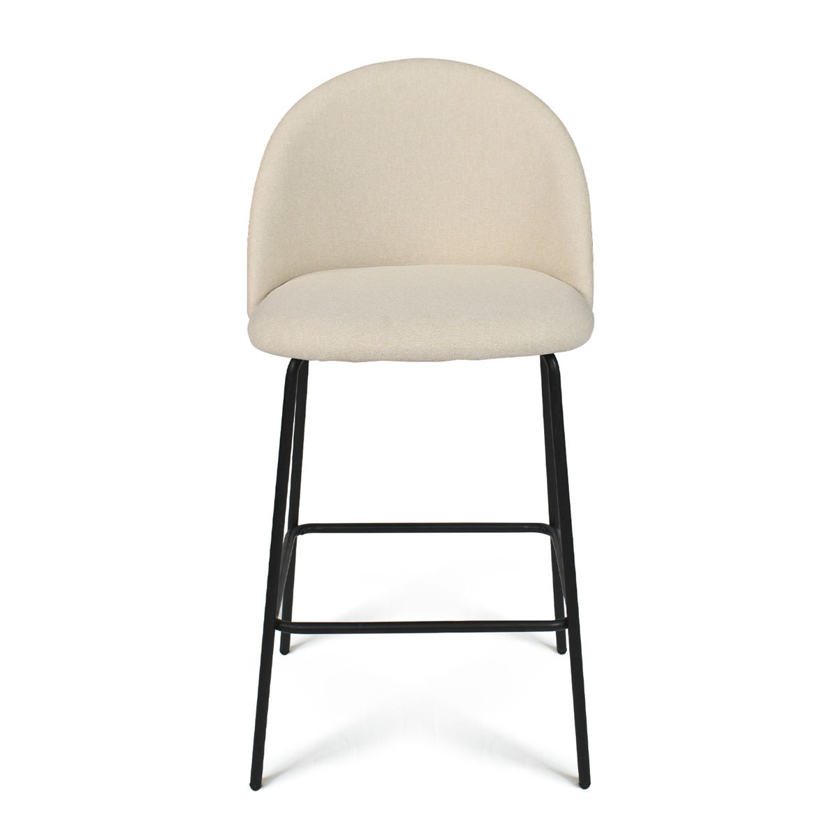 [Closeout-Only 129.99$]Nano 25'' Upholstered Low Back Counter Stool (Set of 2)
