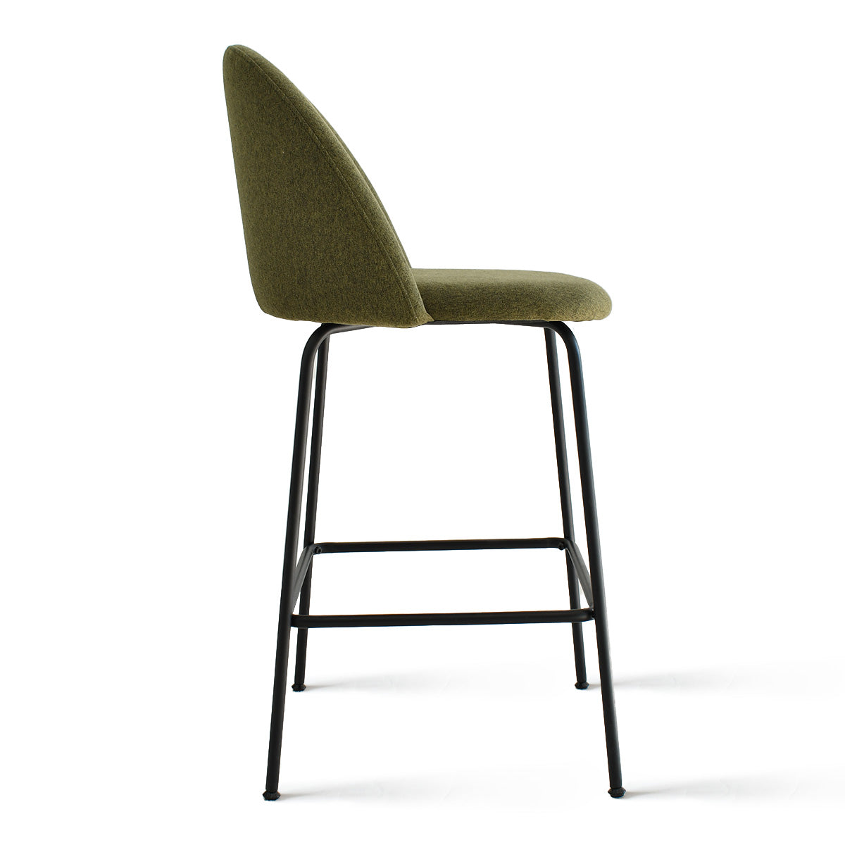 [Closeout-Only 129.99$]Nano 25'' Upholstered Low Back Counter Stool (Set of 2)