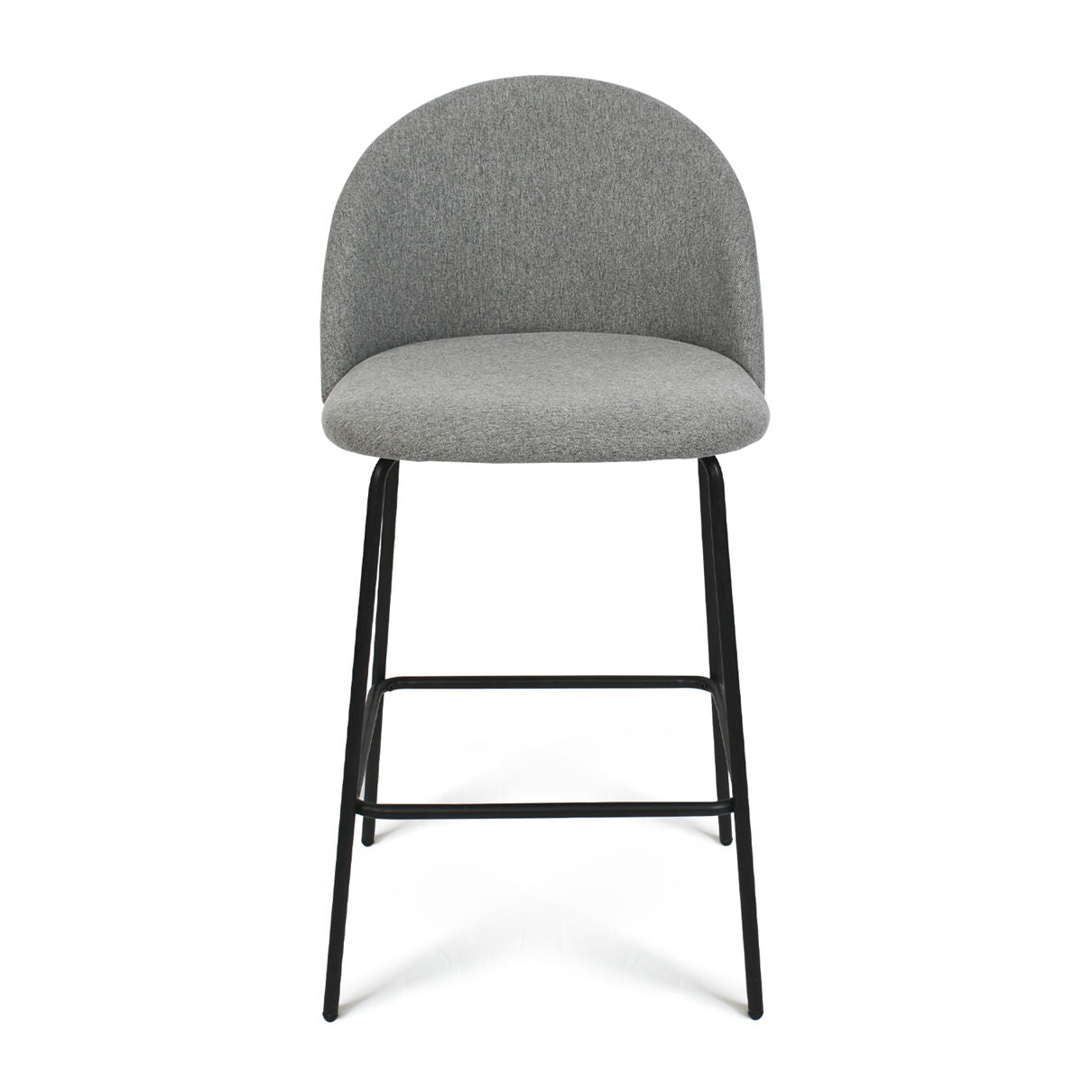 [Closeout-Only 129.99$]Nano 25'' Upholstered Low Back Counter Stool (Set of 2)